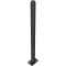 Ornamental bollard | Series 468B | � 60 mm | stationary, to be fixed by plugswith base plate 100 x 150 mm | without lock | without eyelet